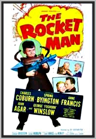 THE ROCKET MAN - 1954 - JOHN AGAR - COLORIZED - RARE DVD