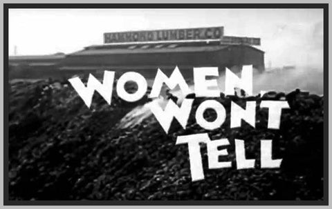 WOMEN WON'T TELL - 1933 - SARAH PADDEN - RARE DVD