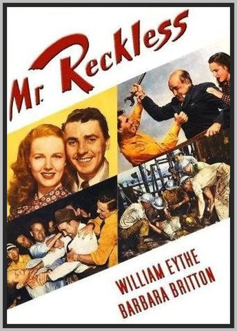 MR. RECKLESS '46 - COLORIZED - BARBARA BRITTON - RARE DVD