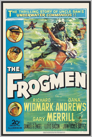 THE FROGMEN - 1951 - COLORIZED - RICHARD WIDMARK