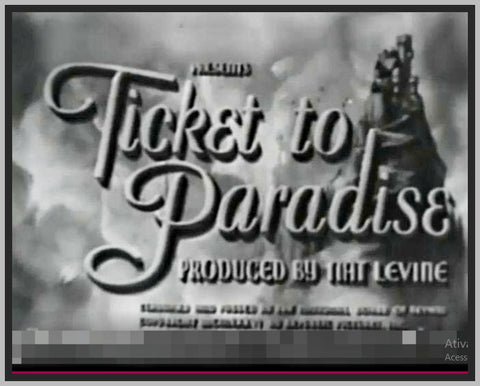 TICKET TO PARADISE - 1936 - ROGER PRYOR - RARE DVD