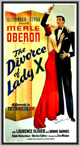 THE DIVORCE OF LADY X - 1938 - MERLE OBERON - RARE DVD