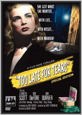 TOO LATE FOR TEARS '49 - COLORIZED - DON DEFORE - RARE DVD