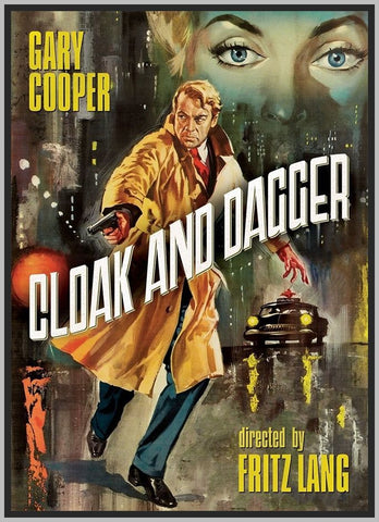 CLOAK AND DAGGER - COLORIZED - 1946 - RARE DVD