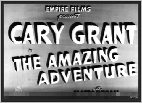 THE AMAZING ADVENTURE OF ERNEST BLISS - 1936 - CARY GRANT - RARE DVD