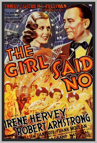 THE GIRL SAID NO - 1937 - ROBERT AMRSTRONG - RARE DVD