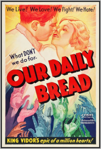 OUR DAILY BREAD - 1934 - KAREN MORLEY - RARE DVD