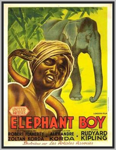 ELEPHANT BOY - 1937 - COLORIZED - SABU - RARE DVD