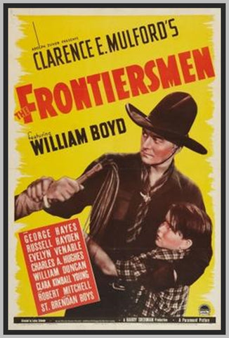 THE FRONTIERSMEN - 1938 - WILLIAM BOYD - RARE DVD