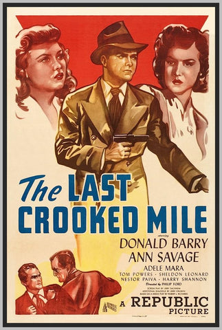 THE LAST CROOKED MILE - 1946 - COLORIZED - ANN SAVAGE-RARE DVD