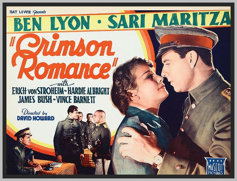 CRIMSON ROMANCE - 1934 - BEN LYON - RARE DVD