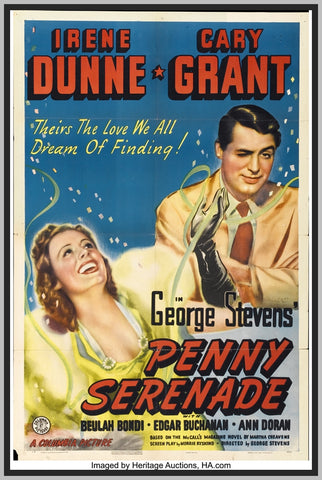 PENNY SERENADE - 1941 - COLORIZED - CARY GRANT - RARE DVD