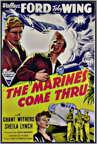 THE MARINES COME THRU - 1938 - WALLACE FORD - RARE DVD