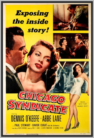 CHICAGO SYNDICATE - 1955 - COLORIZED - ABBE LANE - RARE DVD