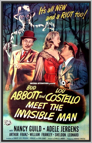 ABBOTT AND COSTELLO MEET THE INVISIBLE MAN - COLORIZED - 1951 - NANCY GUILD - RARE DVD