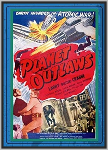 PLANET OUTLAWS - 1953 - COLORIZED - BUSTER CRABBE - RARE DVD