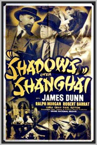 SHADOWS OVER SHANGHAI '38 - COLORIZED - JAMES DUNN - RARE DVD