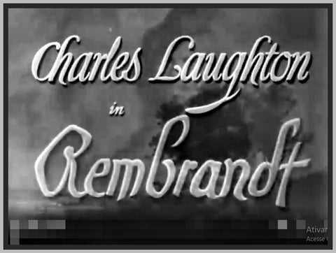 REMBRANDT - 1936 - CHARLES LAUGHTON - RARE DVD