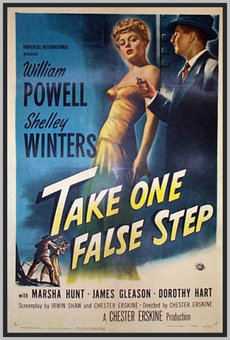 TAKE ONE FALSE STEP - COLORIZED - 1949 - WILLIAM POWELL - RARE DVD