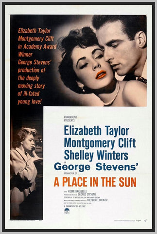 A PLACE IN THE SUN - COLORIZED - ELIZABETH TAYLOR - RARE DVD