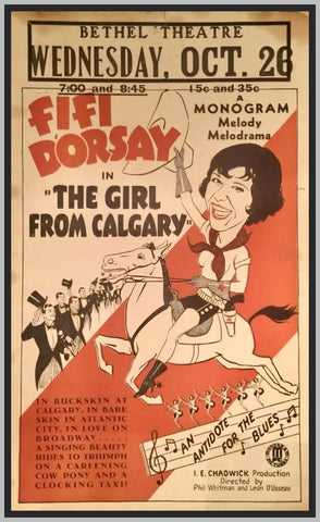 THE GIRL FROM CALGARY - COLORIZED - 1932 - RARE DVD