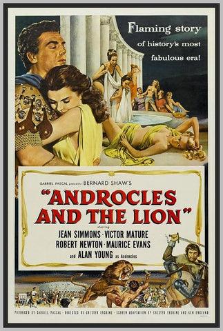 ANDROCLES AND THE LION - COLORIZED - VICTOR MATURE - RARE DVD