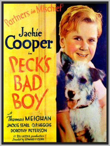 PECK'S BAD BOY - 1934 - JACKIE COOPER - RARE DVD