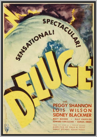 DELUGE - 1933 - COLORIZED - PEGGY SHANNON - RARE DVD