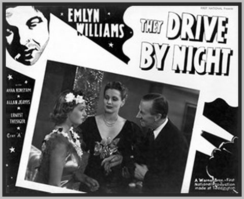 THEY DRIVE BY NIGHT - 1938 - EMILYN WILLIAMS - RARE DVD