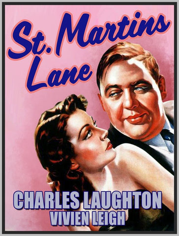 ST. MARTIN'S LANE - COLORIZED - VIVIEN LEIGH - 1940 - RARE DVD