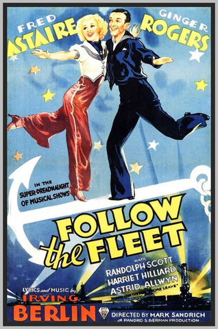 FOLLOW THE FLEET - COLORIZED - 1936 - FRED ASTAIRE - RARE DVD