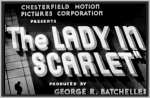 THE LADY IN SCARLET - 1935 - REGINALD DENNY - RARE DVD