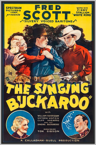 THE SINGING BUCKAROO - 1937 - FRED SCOTT - RARE DVD
