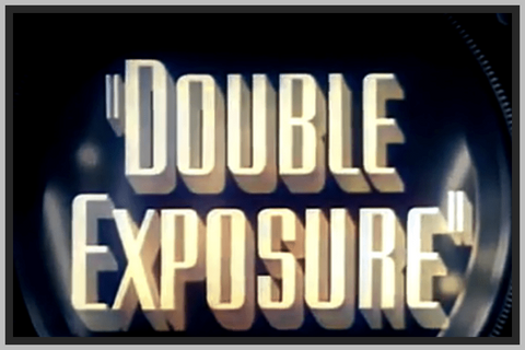 DOUBLE EXPOSURE - 1944 - CHESTER MORRIS - COLORIZED - RARE DVD