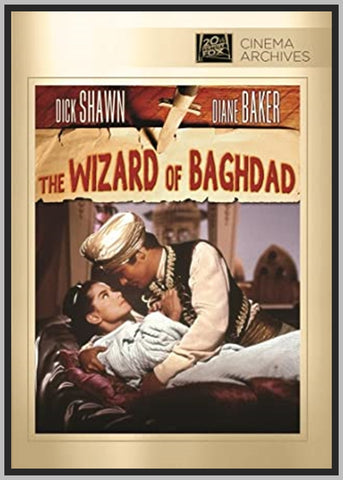 THE WIZARD OF BAGHDAD - 1960 - BARRY COE - COLORIZED - RARE DVD