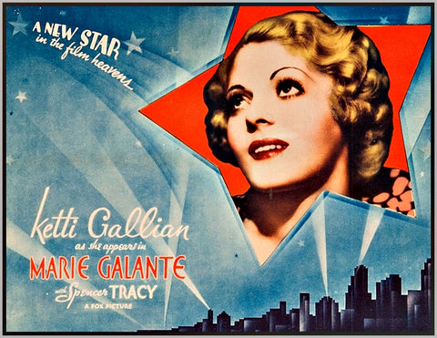 MARIE GALANTE - 1934 - SPENCER TRACY - RARE DVD