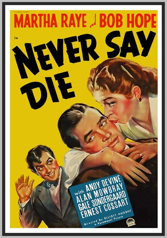 NEVER SAY DIE - COLORIZED - 1939 - MARTHA HAYE - RARE DVD