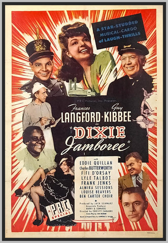 DIXIE JAMBOREE - 1944 - COLORIZED - FRANCES LANGFORD - RARE DVD