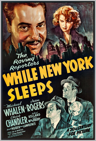 WHILE NEW YORK SLEEPS - 1938 - MICHAEL WHALEN - RARE DVD