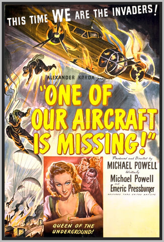 ONE OF OUR AIRCRAFT IS MISSING - COLORIZED - 1942 - HUGH WILLIAMS - RARE DVD