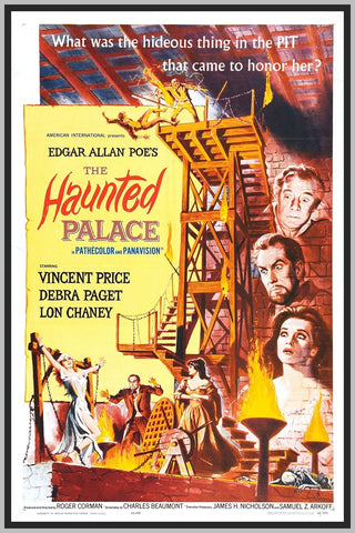 THE HAUNTED PALACE - 1963 - VINCENT PRICE - COLORIZED - RARE DVD