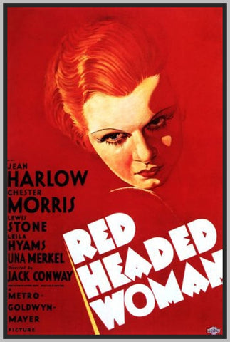 RED HEADED WOMAN - COLORIZED - 1932 - JEAN HARLOW - RARE DVD