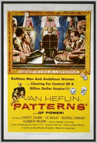 PATTERNS - COLORIZED - 1956 - ED BEGLEY - RARE DVD