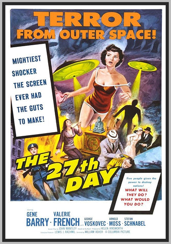 THE 27TH DAY - COLORIZED - 1957 - RARE DVD