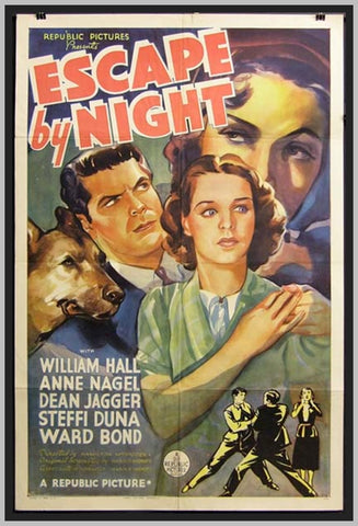 ESCAPE BY NIGHT - 1937 - COLORIZED - WILLIAM HALL - RARE DVD