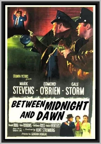 BETWEEN MIDNIGHT AND DAWN - 1950 - COLORIZED- MARK STEVENS - RARE DVD