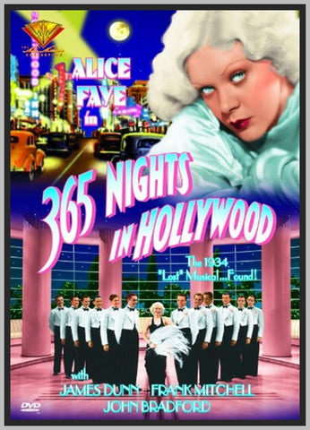 365 NIGHTS IN HOLLYWOOD - COLORIZED - 1934 - ALICE FAYE - RARE DVD