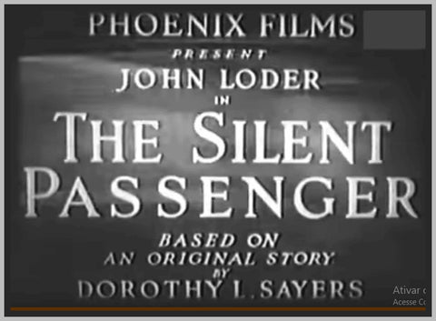 THE SILENT PASSENGER - 1935 - JOHN LODER - RARE DVD