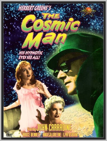 THE COSMIC MAN - COLORIZED - 1959 - JOHN CARRADINE - RARE DVD