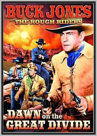 DAWN ON THE GREAT DIVIDE - 1942 - COLORIZED - BUCK JONES - RARE DVD